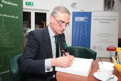 Rozmowa o książce Jana Marii Jackowskiego „Ks. Jan Gnatowski (1855–1925) na tle epoki. Biografia historyczna” – Warszawa, 28 marca 2019. Fot. Piotr Życieński (IPN)