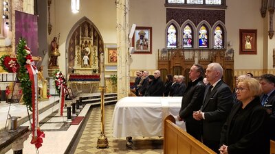 Pożegnaliśmy Janusza Krzyżanowskiego – 30 marca 2019. Fot. Biuro Poszukiwań i Identyfikacji IPN