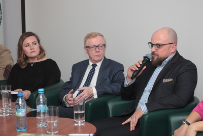 Prezentacja książki Małgorzaty Dygas „Perły, perełki Rzeczypospolitej. Prekursorzy, przedsiębiorcy, patrioci” – Warszawa, 2 kwietnia 2019. Fot. Piotr Życieński (IPN)