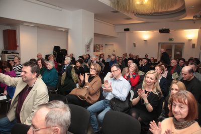 Prezentacja książki Małgorzaty Dygas „Perły, perełki Rzeczypospolitej. Prekursorzy, przedsiębiorcy, patrioci” – Warszawa, 2 kwietnia 2019. Fot. Piotr Życieński (IPN)
