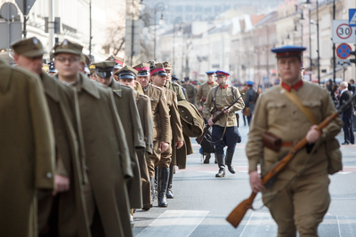 XII Katyński Marsz Cieni – Warszawa, 7 kwietnia 2019. Fot. Sławek Kasper (IPN)
