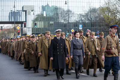 XII Katyński Marsz Cieni – Warszawa, 7 kwietnia 2019. Fot. Sławek Kasper (IPN)