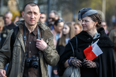 XII Katyński Marsz Cieni – Warszawa, 7 kwietnia 2019. Fot. Sławek Kasper (IPN)