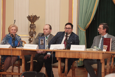 Spotkanie „Prymas Wyszyński w świetle nowych źródeł archiwalnych” – Warszawa, 5 kwietnia 2019. Fot. Piotr Życieński (IPN)