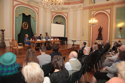 Spotkanie „Prymas Wyszyński w świetle nowych źródeł archiwalnych” – Warszawa, 5 kwietnia 2019. Fot. Piotr Życieński (IPN)