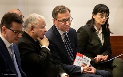 Prezentacja książki „Obudzić naród do wielkości... Wystąpienia Janusza Kurtyki przed Parlamentem RP 2005–2010” – Warszawa, 8 kwietnia 2019. Fot. Marcin Jurkiewicz (IPN)