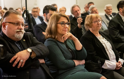 Prezentacja książki „Obudzić naród do wielkości... Wystąpienia Janusza Kurtyki przed Parlamentem RP 2005–2010” – Warszawa, 8 kwietnia 2019. Fot. Marcin Jurkiewicz (IPN)