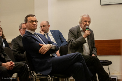 Prezentacja książki „Obudzić naród do wielkości... Wystąpienia Janusza Kurtyki przed Parlamentem RP 2005–2010” – Warszawa, 8 kwietnia 2019. Fot. Marcin Jurkiewicz (IPN)