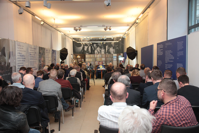 Z cyklu „Tajemnice bezpieki” dyskusja o Urzędzie Ochrony Państwa – Warszawa, 9 kwietnia 2019. Fot. Piotr Życieński (IPN)