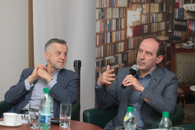 Z cyklu „Tajemnice bezpieki” dyskusja o Urzędzie Ochrony Państwa – Warszawa, 9 kwietnia 2019. Fot. Piotr Życieński (IPN)