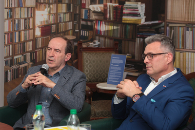 Z cyklu „Tajemnice bezpieki” dyskusja o Urzędzie Ochrony Państwa – Warszawa, 9 kwietnia 2019. Fot. Piotr Życieński (IPN)