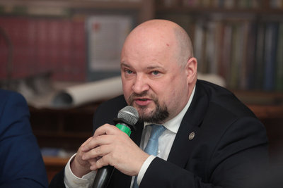 Z cyklu „Tajemnice bezpieki” dyskusja o Urzędzie Ochrony Państwa – Warszawa, 9 kwietnia 2019. Fot. Piotr Życieński (IPN)