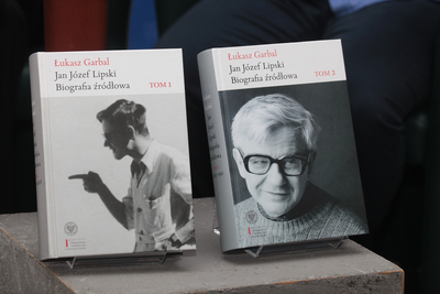 Dyskusja o książce Łukasza Garbala „Jan Józef Lipski. Biografia źródłowa” – Warszawa, 9 kwietnia 2019. Fot. Piotr Życieński (IPN)