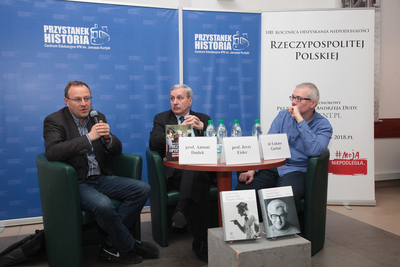 Dyskusja o książce Łukasza Garbala „Jan Józef Lipski. Biografia źródłowa” – Warszawa, 9 kwietnia 2019. Fot. Piotr Życieński (IPN)