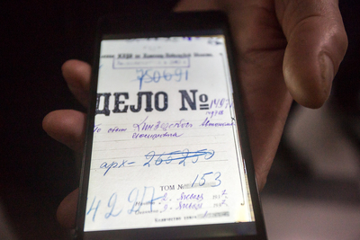 Otwarcie wystawy „Rozkaz nr 00485. Antypolska operacja NKWD na sowieckiej Ukrainie 1937–1938” – Winnica (Ukraina), 12 kwietnia 2019. Fot. Sławek Kasper (IPN)