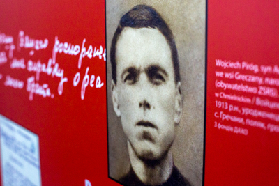 Otwarcie wystawy „Rozkaz nr 00485. Antypolska operacja NKWD na sowieckiej Ukrainie 1937–1938” – Winnica (Ukraina), 12 kwietnia 2019. Fot. Sławek Kasper (IPN)