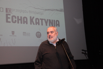 Asen Władimirow. Gala Finałowa 10. przeglądu filmowego Echa Katynia – 15 kwietnia 2019. Fot. Piotr Życieński (IPN)