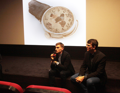 Kacper Ciesielski i Marcin Gawryszczak. Fot. Piotr Życieński (IPN)