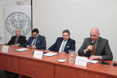 Konferencja naukowa „Księża dla władzy groźni. Duchowni współpracujący z opozycją (1976–1989)”, cz. II – Warszawa, 16 kwietnia 2019. Fot. Piotr Życieński (IPN)