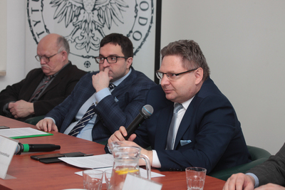 Konferencja naukowa „Księża dla władzy groźni. Duchowni współpracujący z opozycją (1976–1989)”, cz. II – Warszawa, 16 kwietnia 2019. Fot. Piotr Życieński (IPN)