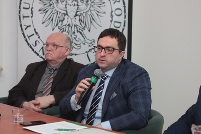 Konferencja naukowa „Księża dla władzy groźni. Duchowni współpracujący z opozycją (1976–1989)”, cz. II – Warszawa, 16 kwietnia 2019. Fot. Piotr Życieński (IPN)