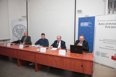 Konferencja naukowa „Księża dla władzy groźni. Duchowni współpracujący z opozycją (1976–1989)”, cz. II – Warszawa, 16 kwietnia 2019. Fot. Piotr Życieński (IPN)