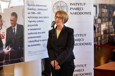 Podpisanie umowy o współpracy pomiędzy Instytutem Pamięci Narodowej a Muzeum Getta Warszawskiego – Warszawa, 17 kwietnia 2019. Fot. Marcin Jurkiewicz