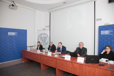 Konferencja naukowa „Księża dla władzy groźni. Duchowni współpracujący z opozycją (1976–1989)”, cz. II – Warszawa, 17 kwietnia 2019. Fot. Piotr Życieński (IPN)