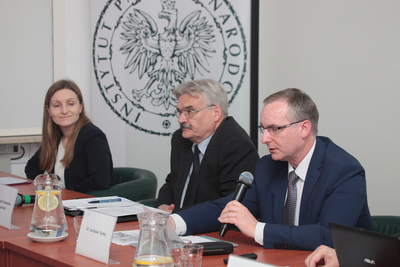 Konferencja naukowa „Księża dla władzy groźni. Duchowni współpracujący z opozycją (1976–1989)”, cz. II – Warszawa, 17 kwietnia 2019. Fot. Piotr Życieński (IPN)