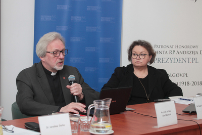 Konferencja naukowa „Księża dla władzy groźni. Duchowni współpracujący z opozycją (1976–1989)”, cz. II – Warszawa, 17 kwietnia 2019. Fot. Piotr Życieński (IPN)
