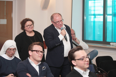 Konferencja naukowa „Księża dla władzy groźni. Duchowni współpracujący z opozycją (1976–1989)”, cz. II – Warszawa, 17 kwietnia 2019. Fot. Piotr Życieński (IPN)