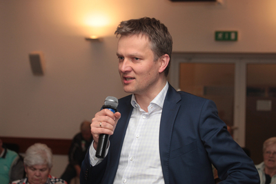 Z cyklu „Kościół – Naród – Państwo, czyli niezwykły wiek XX w dziejach Polski” – dyskusja o gospodarce PRL – Warszawa, 24 kwietnia 2019. Fot. Piotr Życieński (IPN)