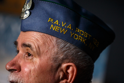 Projekcja filmu dokumentalnego „Z wycieczki Stowarzyszenia Weteranów do Polski” – Wilno, 25 kwietnia 2019. Fot. Sławek Kasper (IPN)