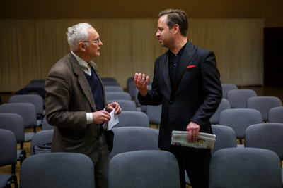 Projekcja filmu dokumentalnego „Z wycieczki Stowarzyszenia Weteranów do Polski” – Wilno, 25 kwietnia 2019. Fot. Sławek Kasper (IPN)