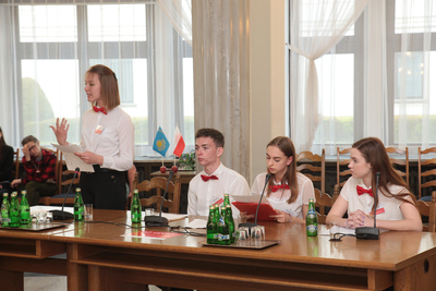 Turniej oksfordzkich debat historycznych dla młodzieży polonijnej i polskiej mieszkającej poza granicami kraju – Warszawa, 27–28 kwietnia 2019. Fot. Piotr Życieński (IPN)