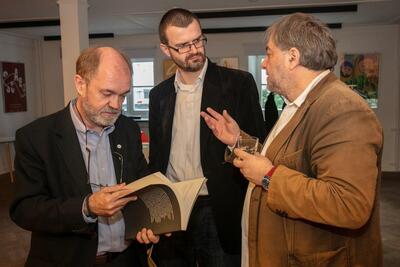 Prezentacja książki Miloša Doležala „Jakby nam już dzisiaj przyszło umrzeć. Dramat życia, kapłaństwa i męczeńskiej śmierci czyhoskiego proboszcza ks. Josefa Toufara” – Warszawa, 7 maja 2019. Fot. Rafał Latoszek