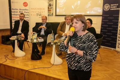 Prezentacja książki Miloša Doležala „Jakby nam już dzisiaj przyszło umrzeć. Dramat życia, kapłaństwa i męczeńskiej śmierci czyhoskiego proboszcza ks. Josefa Toufara” – Warszawa, 7 maja 2019. Fot. Rafał Latoszek