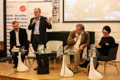 Prezentacja książki Miloša Doležala „Jakby nam już dzisiaj przyszło umrzeć. Dramat życia, kapłaństwa i męczeńskiej śmierci czyhoskiego proboszcza ks. Josefa Toufara” – Warszawa, 7 maja 2019. Fot. Rafał Latoszek