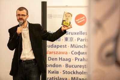 Prezentacja książki Miloša Doležala „Jakby nam już dzisiaj przyszło umrzeć. Dramat życia, kapłaństwa i męczeńskiej śmierci czyhoskiego proboszcza ks. Josefa Toufara” – Warszawa, 7 maja 2019. Fot. Rafał Latoszek