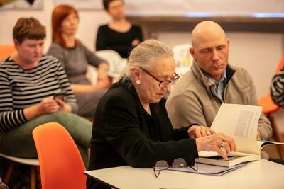 Prezentacja książki Miloša Doležala „Jakby nam już dzisiaj przyszło umrzeć. Dramat życia, kapłaństwa i męczeńskiej śmierci czyhoskiego proboszcza ks. Josefa Toufara” – Warszawa, 7 maja 2019. Fot. Rafał Latoszek