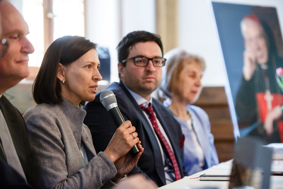 Ogólnopolska konferencja naukowa „Krąg współpracowników prymasa Stefana Wyszyńskiego” – Warszawa-Choszczówka, 8–9 maja 2019. Fot. Sławek Kasper (IPN)