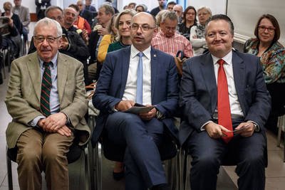 Prezentacja książki Adama Grzybowskiego i Jacka Tebinki „Na wolność przez Lizbonę...” – Warszawa, 9 maja 2019. Fot. Sławek Kasper (IPN)