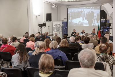 Prezentacja książki Adama Grzybowskiego i Jacka Tebinki „Na wolność przez Lizbonę...” – Warszawa, 9 maja 2019. Fot. Sławek Kasper (IPN)