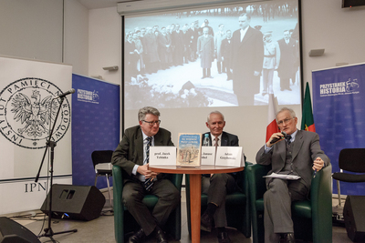 Prezentacja książki Adama Grzybowskiego i Jacka Tebinki „Na wolność przez Lizbonę...” – Warszawa, 9 maja 2019. Fot. Sławek Kasper (IPN)