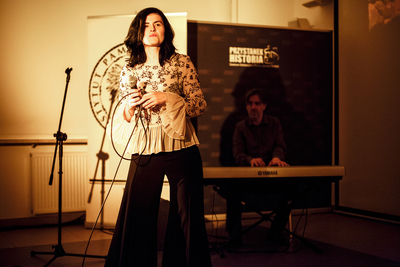 Koncert muzyki portugalskiej MEU FADO. Śpiewa Kinga Rataj. Fot. Sławek Kasper (IPN)