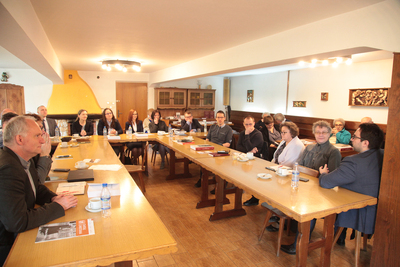 Ogólnopolska konferencja naukowa „Krąg współpracowników prymasa Stefana Wyszyńskiego” – Warszawa-Choszczówka, 8–9 maja 2019. Fot. Piotr Życieński (IPN)