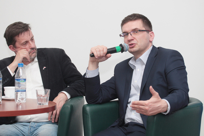 Dyskusja o majorze Janie Henryku Żychoniu – Warszawa, 10 maja 2019. Fot. Piotr Życieński (IPN)