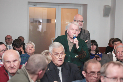 Dyskusja o majorze Janie Henryku Żychoniu – Warszawa, 10 maja 2019. Fot. Piotr Życieński (IPN)