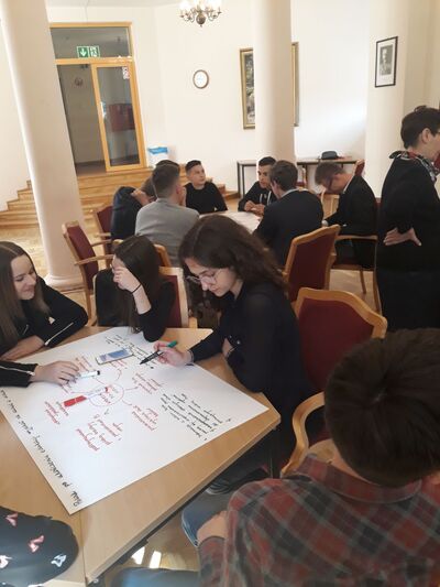 Przygotowania do XXV Sesji Sejmu Dzieci i Młodzieży. Fot. Mateusz Marek (IPN)