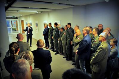 Otwarcie wystawy „Polski gen wolności. 150 lat walk o niepodległość (1768–1918)” w Akademii Sztuki Wojennej – 15 maja 2019. Fot. Paweł Czerniszewski (IPN)